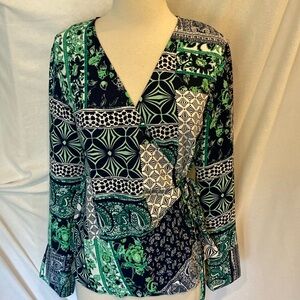 Loft wrap style blouse, NWOT